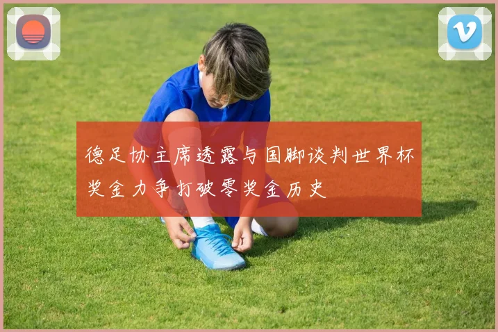 德足协主席透露与国脚谈判世界杯奖金力争打破零奖金历史